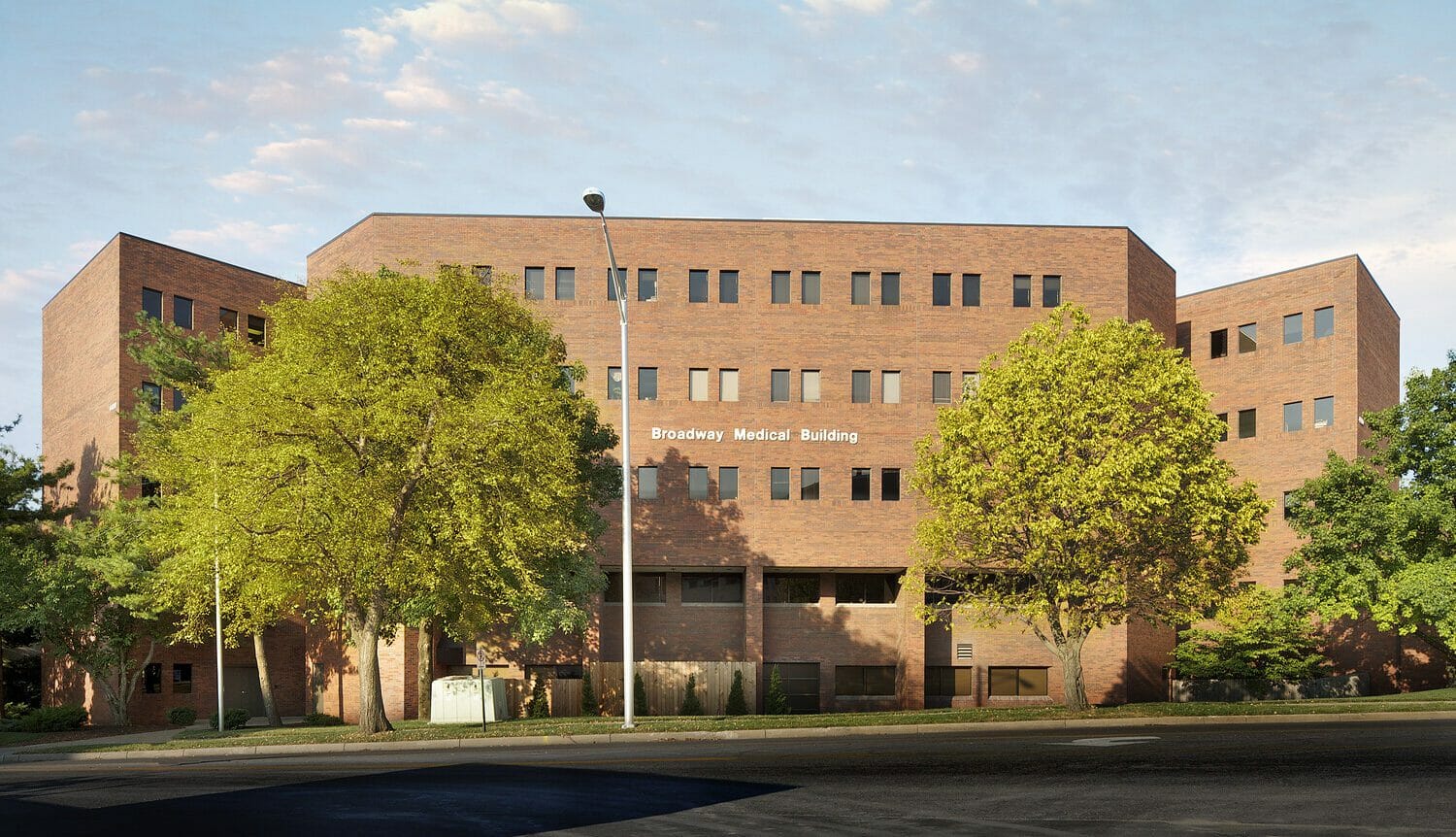 Broadway Medical Office Building, exterior street view of building