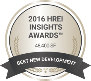 2016 HREI Insights Award Badge for Best New Development