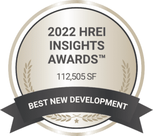 2022 HREI Insights Award Badge for Best New Development